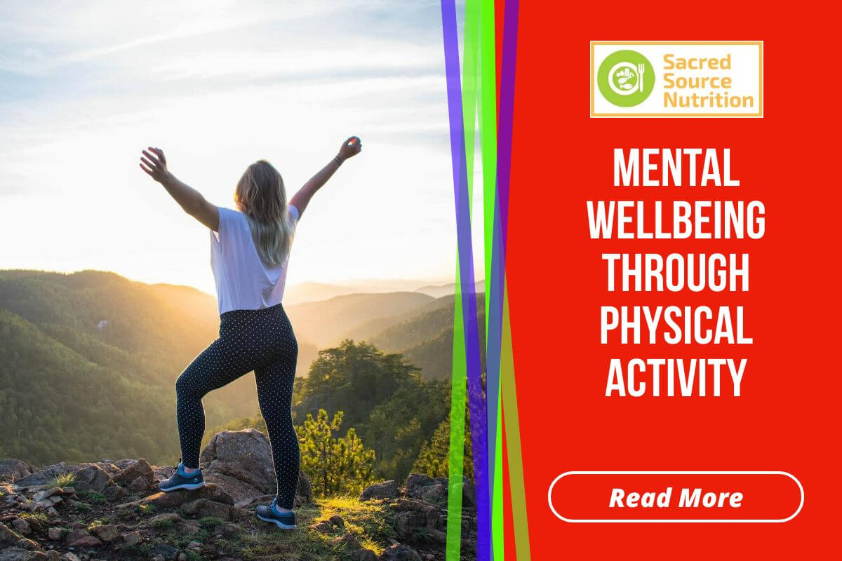 Mental Health Exercises done by a girl on a mountain